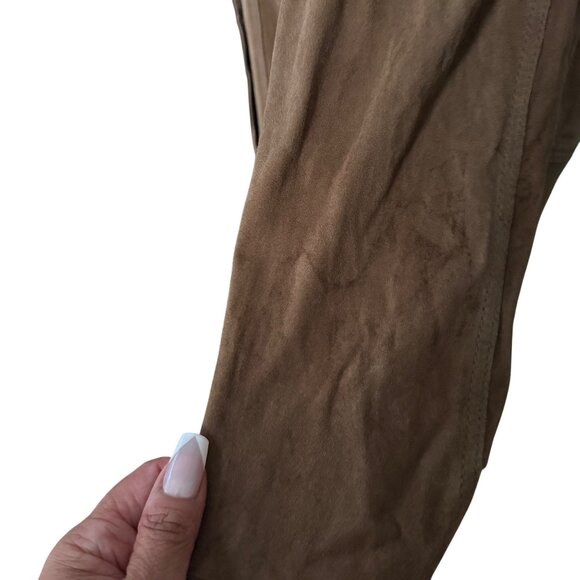 Kenneth Cole Womens Brown Suede Jacket L - Picture 4 of 7